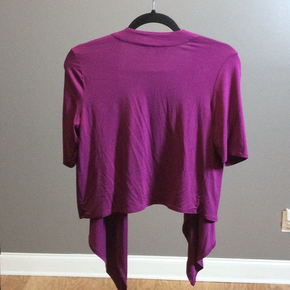S Soma fuchsia purple waterfall drape lounge wrap - Picture 2 of 13